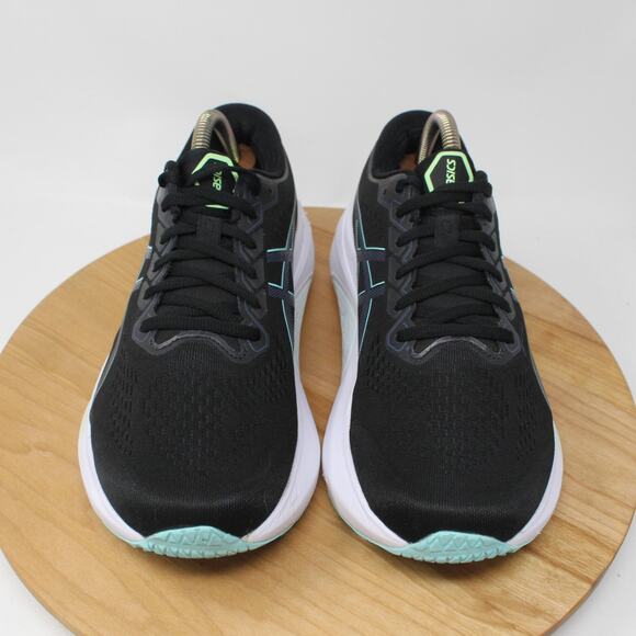 Asics Shoes Womens 10 Gel Kayano 30 Running Sneakers Black Teal Gym Athleisure - Picture 2 of 10